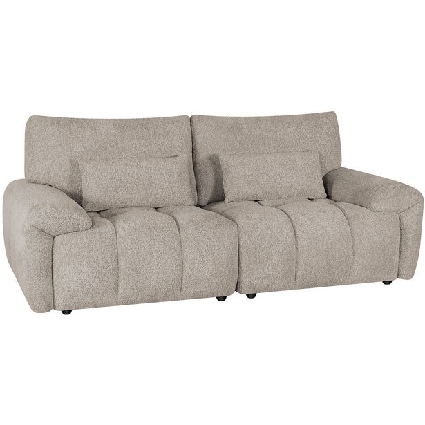 Sofa BARBARA 2,5-seater, light brown