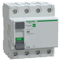 Vikavirtasuojakytkin Schneider Electric Easy9 RCCB 4P 25 A 30 mA A