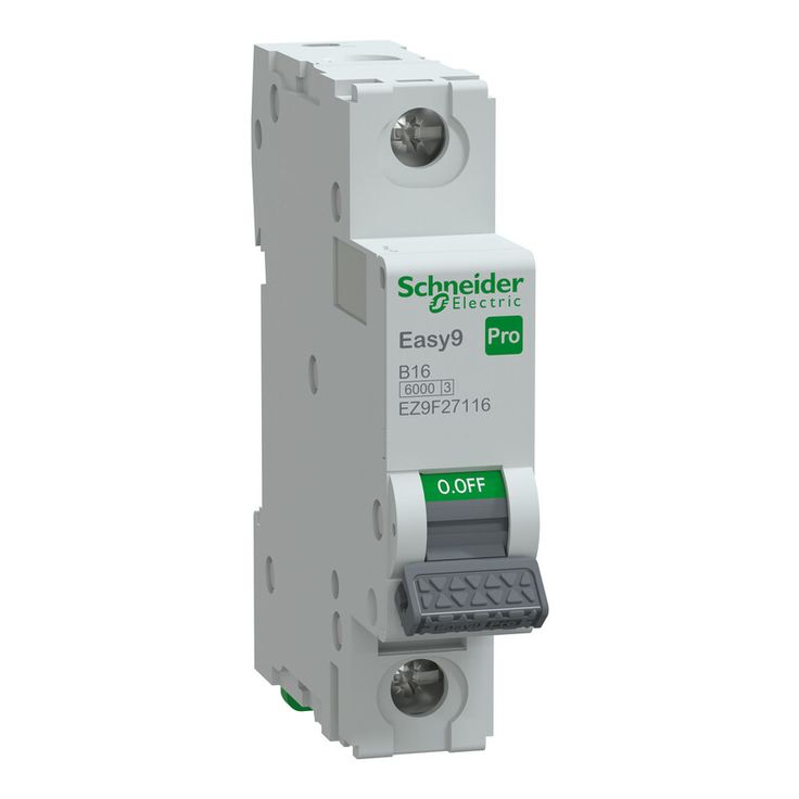 Johdonsuojakatkaisija Schneider Electric Easy9 MCB 1B16 6 kA