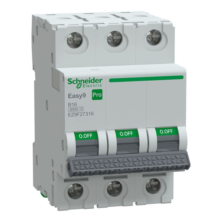 Johdonsuojakatkaisija Schneider Electric Easy9 MCB 3B16 6 kA