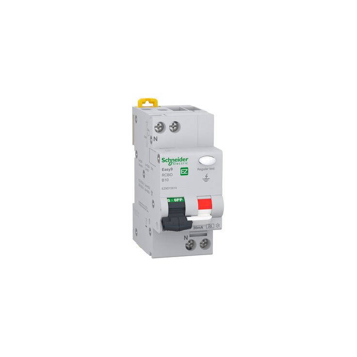 Vikavirtajohdonsuojakatkaisija Schneider Electric Easy9 RCBO 2B10 30 mA