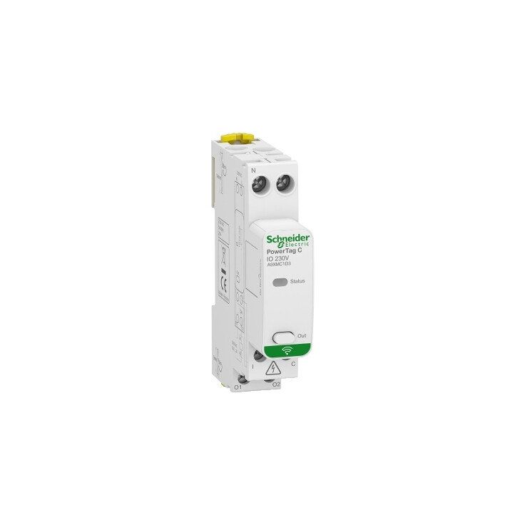 Schneider Electric Wiser PowerTag C -rele 2 A, NO/NC, impulssi/jatkuva