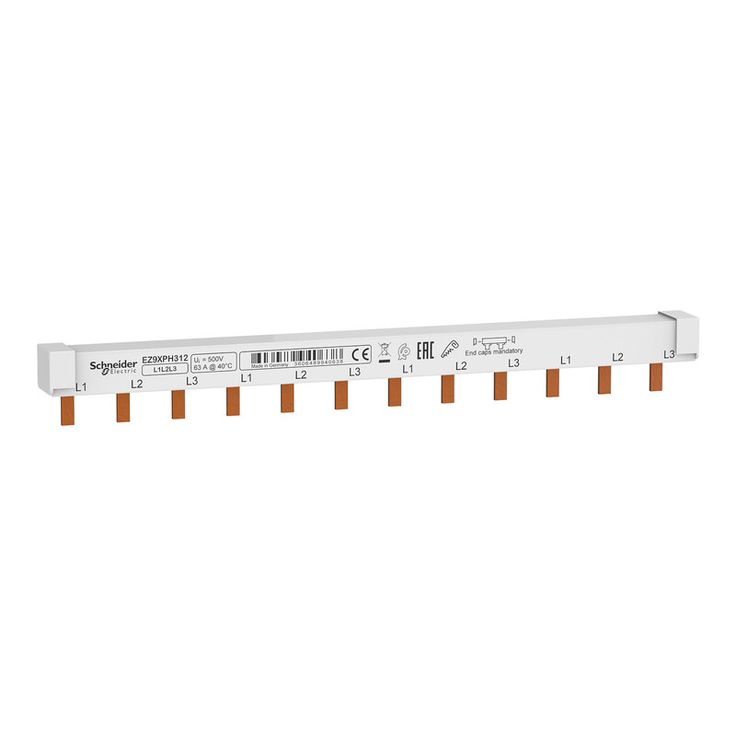 Virtakisko Schneider Electric Easy9 3P 12 Mod