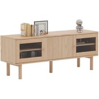 TV-taso Home4You HANSEN 140x40xK55 cm, melamiini, beige