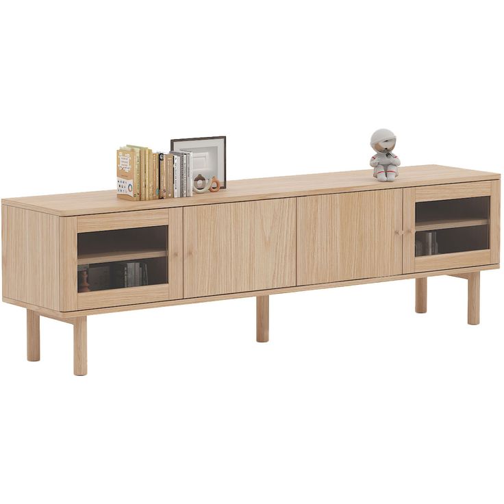 TV-table HANSEN 160x40xH55cm, melamine