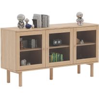 Senkki Home4You HANSEN 140x40xK75 cm, melamiini, beige