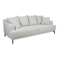 Sohva Home4You Magnolia 3-istuttava, vaaleanbeige