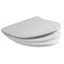 WC-istuimen kansi Kerasan Aquatech Slim soft close valkoinen/kromi