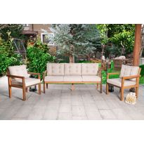 Oleskeluryhmä Linento Garden Toskana, 5-istuttava, ruskea/beige