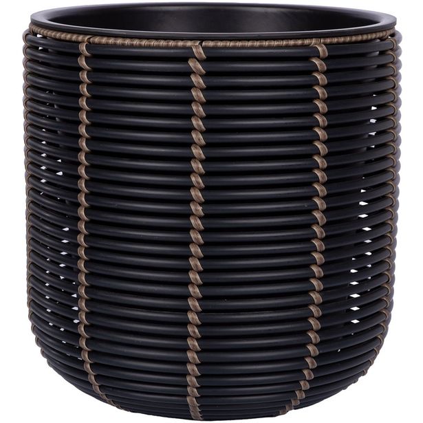 Kukkaruukku WICKER Ø35xK36 cm, eri värejä