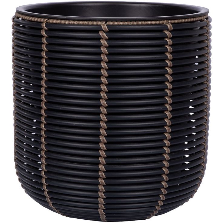 Kukkaruukku WICKER Ø35xK36 cm, eri värejä