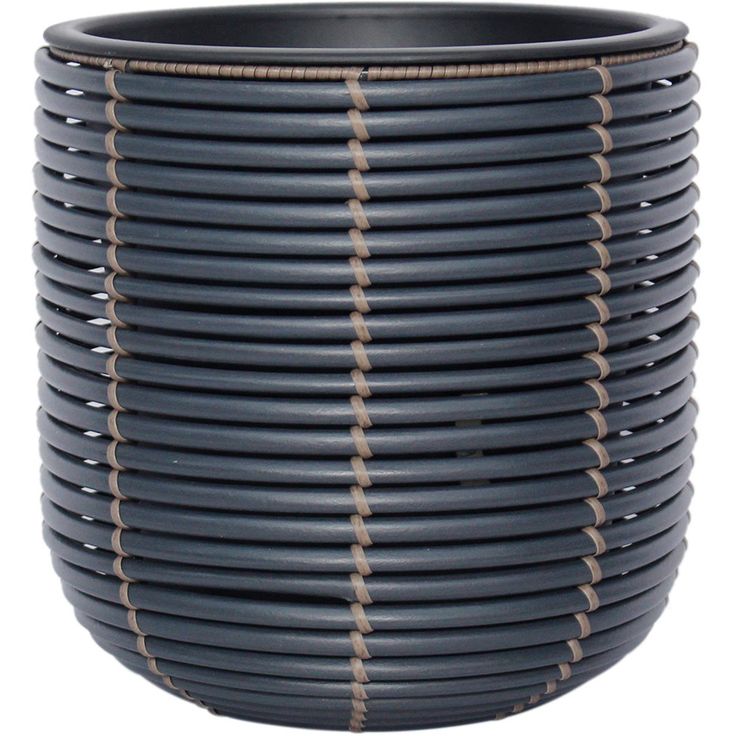 Kukkaruukku WICKER Ø27xK28 cm, eri värejä