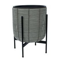 Kukkaruukku Home4You Wicker jalustalla 38x38x49cm