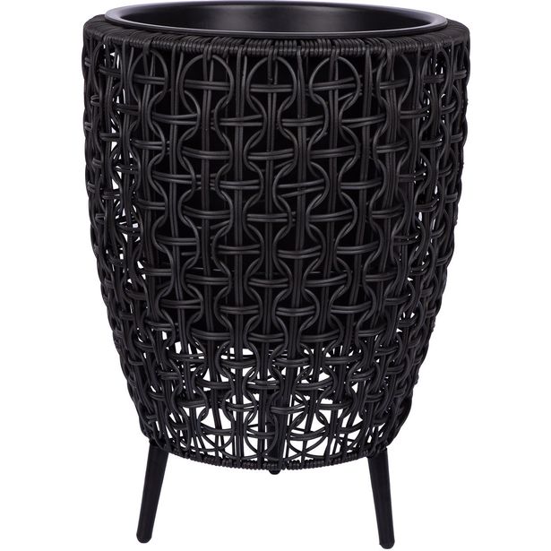 Istutuslaatikko WICKER 38x38xK54 cm, eri värejä