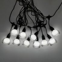 Valosarja Home4You FLICKER 10 LED-polttimoa/4,5 m, kylmä valkoinen valo