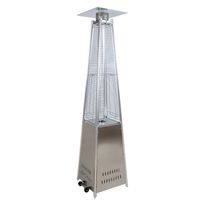 Terassilämmitin Home4you Tower, 13kW, kaasukäyttöinen, Verkkokaupan poistotuote