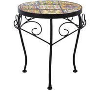 Kukkapöytä Home4You MOROCCO Ø30xK35 cm, monivärinen