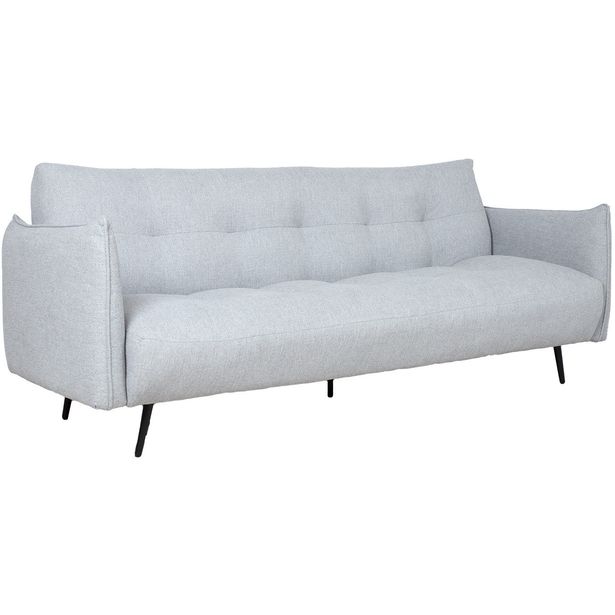 Sofa bed LANDER 3-seater, light grey