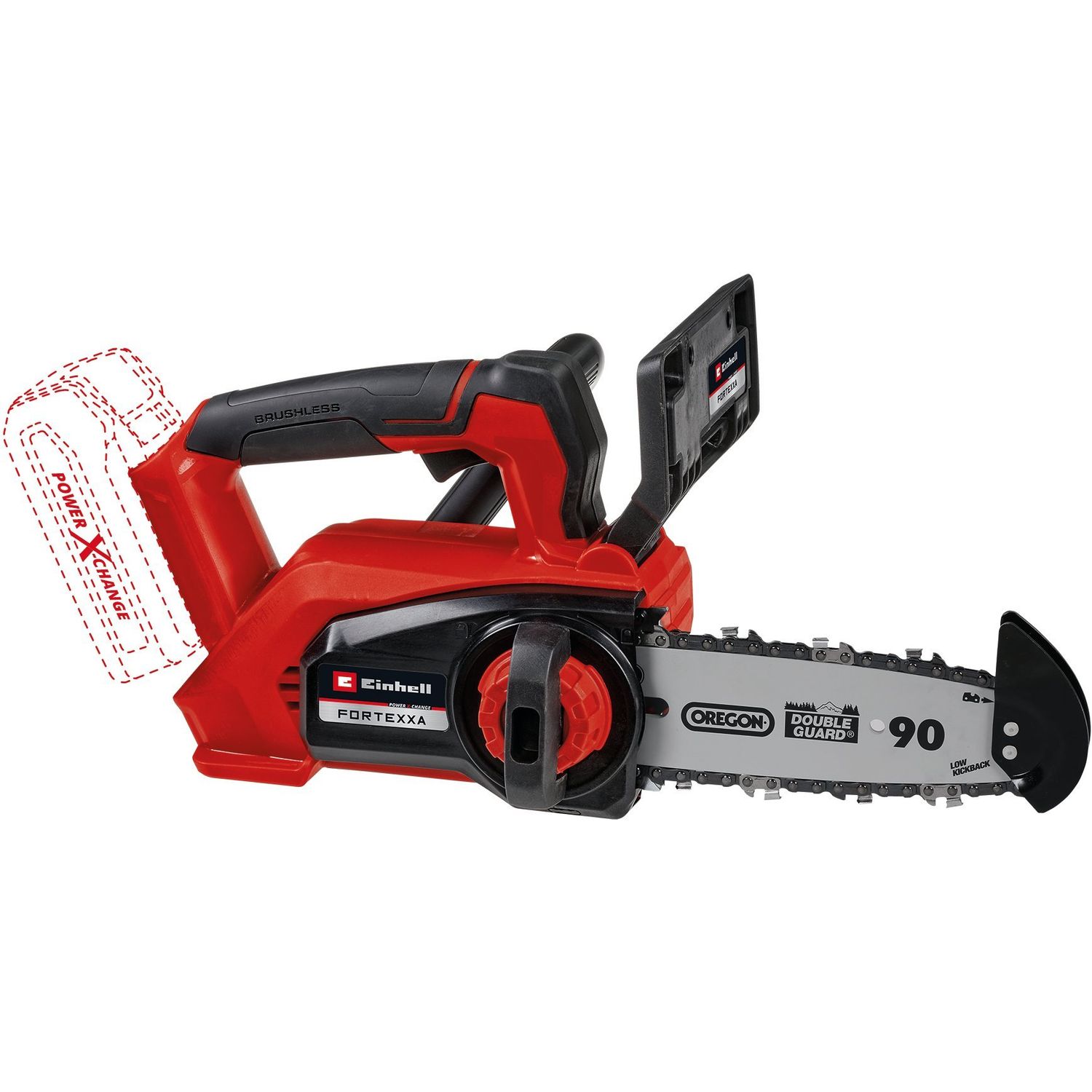 Akkuketjusaha Einhell Power X-Change Professional Fortexxa 18/20 TH Solo, 18V, ilman akkua