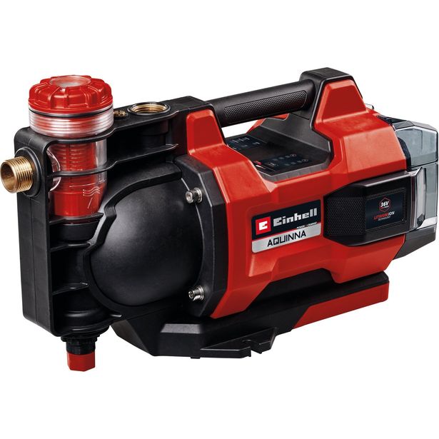 Akkupuutarhapumppu Einhell Power X-Change AQUINNA 36/38 F LED, 3800l/h, 2x18V, ilman akkuja