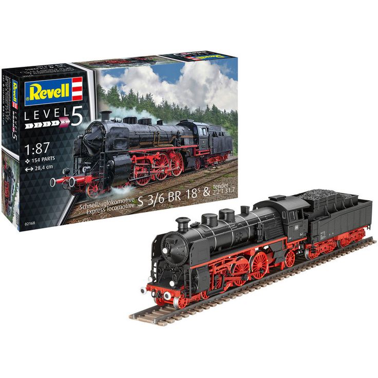 Pienoismalli Revell Express Locomotive S3/6, 1:87