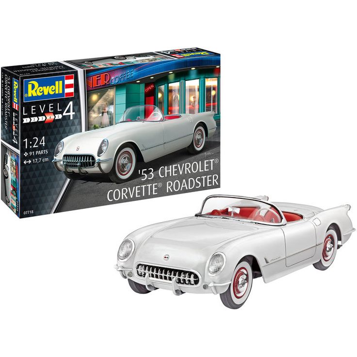 Pienoismalli Revell 1953 Chevrolet Corvette Roadster, 1:24