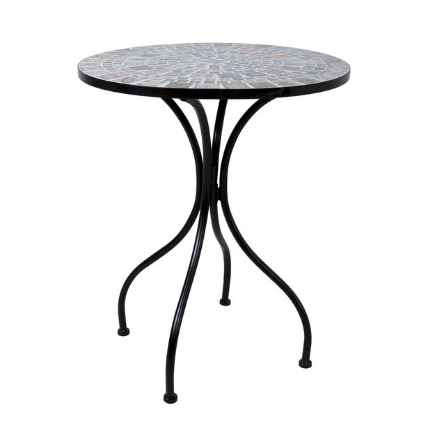 Ruokapöytä Home4You Checker ø60x73,5cm 