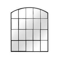 Seinäpeili Home4You Simone, 76x91cm, musta