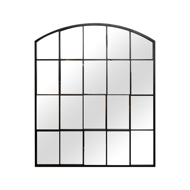 Seinäpeili Home4You Simone, 76x91cm, musta