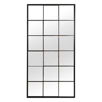 Seinäpeili Home4You Simone, 90x180cm, musta