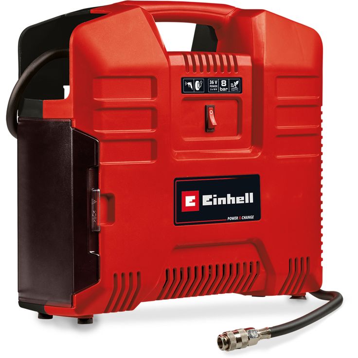 Akkukompressori Einhell PXC TE-AC 36/8 Li Of Set Solo, 2x18V, ilman akkuja