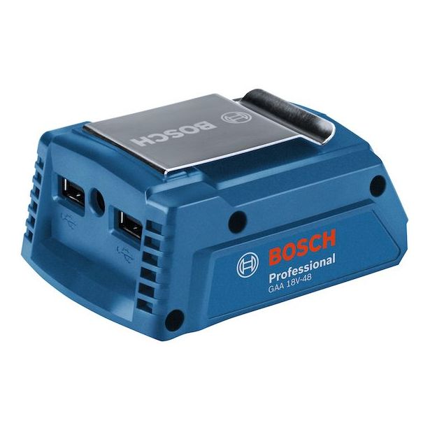 Akkuadapteri Bosch GAA 18V-48, USB-laitteille