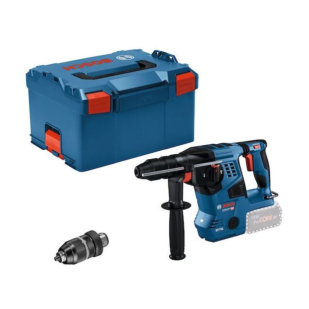Akkuporavasara Bosch GBH 18V-28 CF Solo, 18V, ilman akkua + L-Boxx