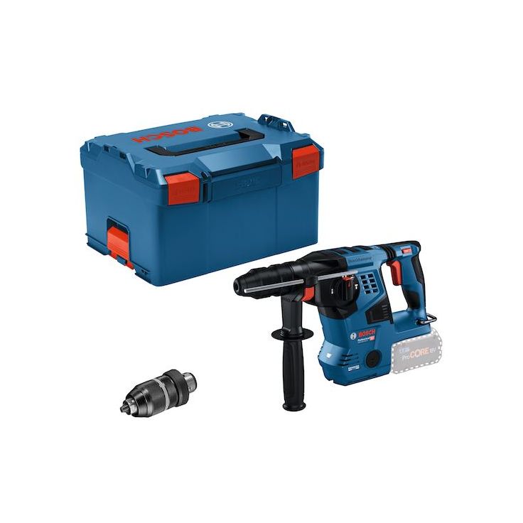 Akkuporavasara Bosch GBH 18V-28 CF Solo, 18V, ilman akkua + L-Boxx
