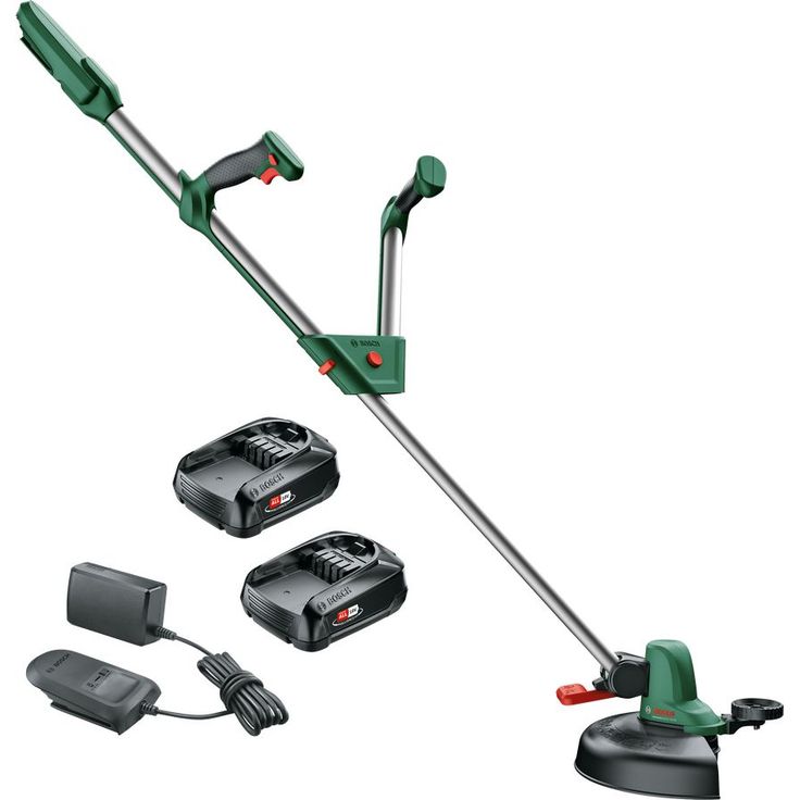 Akkutrimmeri Bosch UniversalGrassCut 18-260, 18V, 2x2.0Ah akuilla