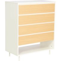 Lipasto Home4You HERTA 80x40xK97 cm, valkoinen