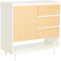 Senkki Home4You HERTA 80x40xK80 cm, valkoinen