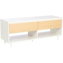 TV-taso Home4You HERTA 120x40xK48 cm, valkoinen