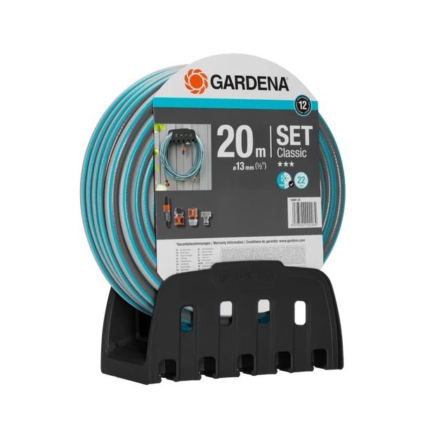 Puutarhaletku Gardena Classic Ø13mm/20m, seinätelineellä