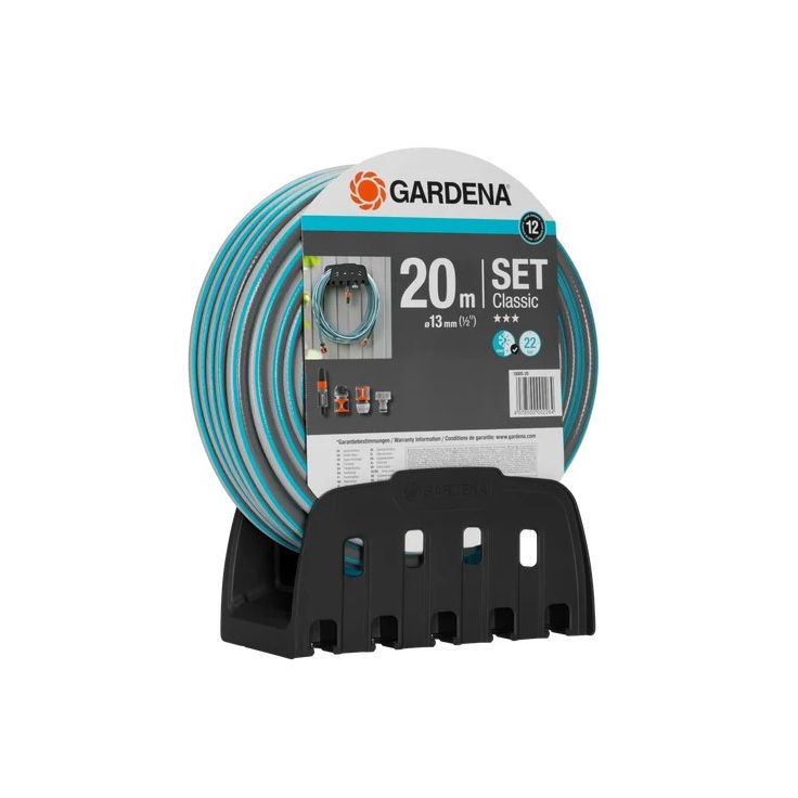 Puutarhaletku Gardena Classic Ø13mm/20m, seinätelineellä