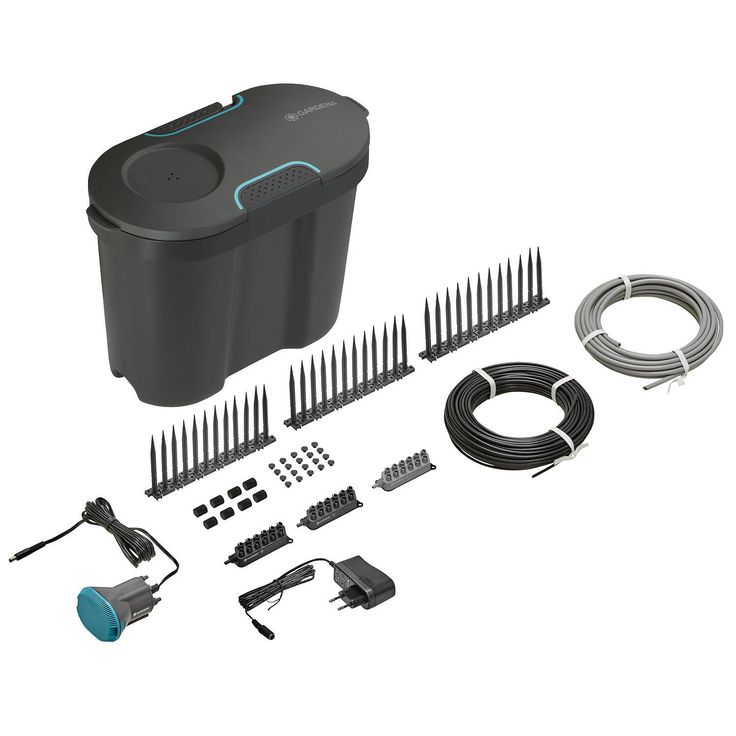 Lomakastelusarja Gardena Micro-Drip 10,5 L säiliöllä ja pumpulla