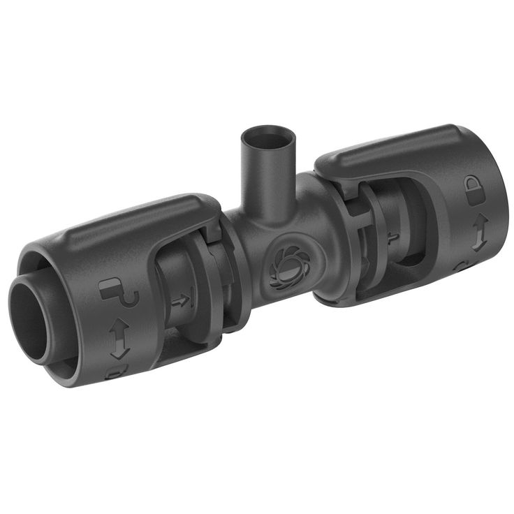 T-liitin Gardena Micro-Drip, 13mm kierteellä