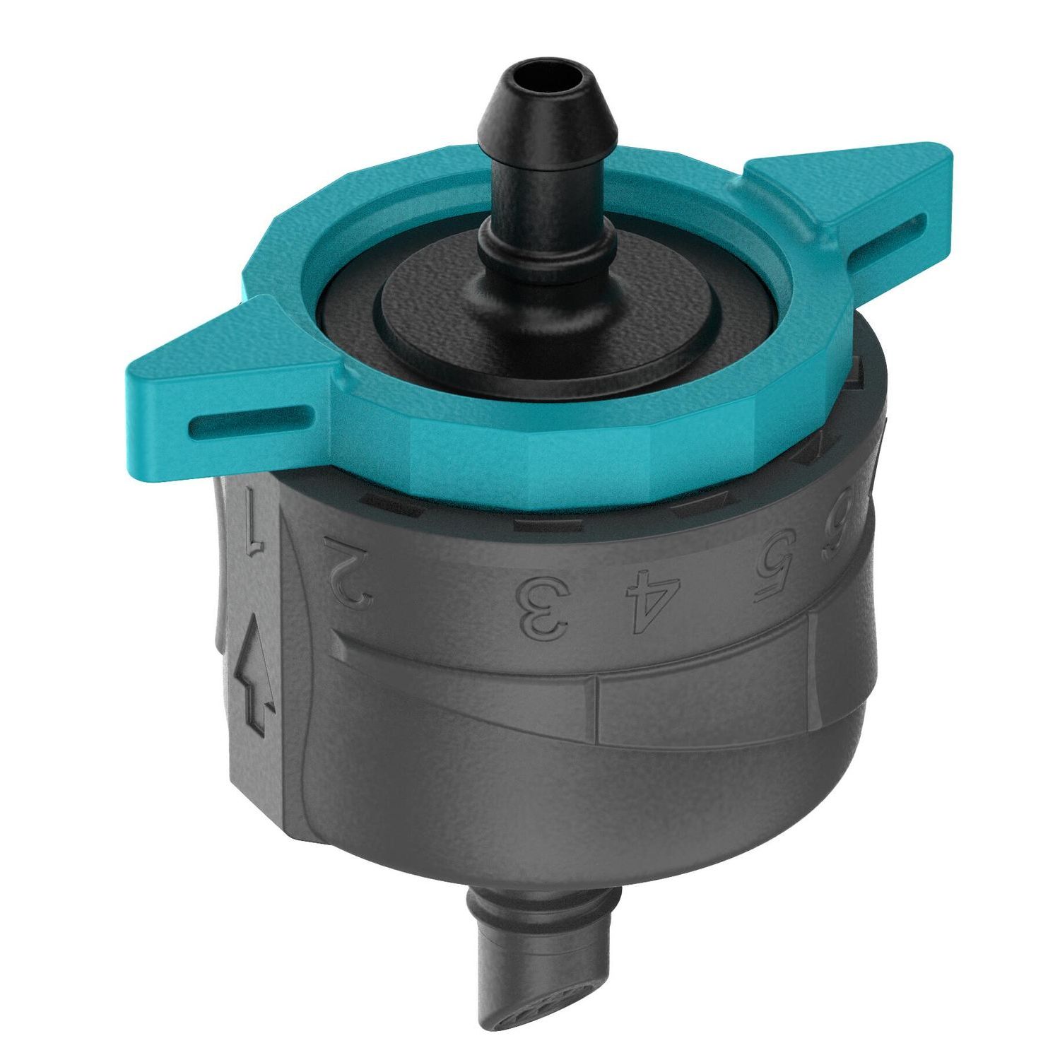 Päätytippusuutin Gardena Micro-Drip, säädettävä, 0-8l/h, paineentasaus, itsesulkeutuva