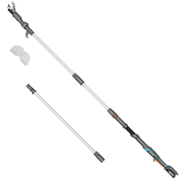 Akkuoksaleikkuri Gardena HighCut 360/18V P4A, 18V, 2.0Ah akulla, teleskooppivarrella