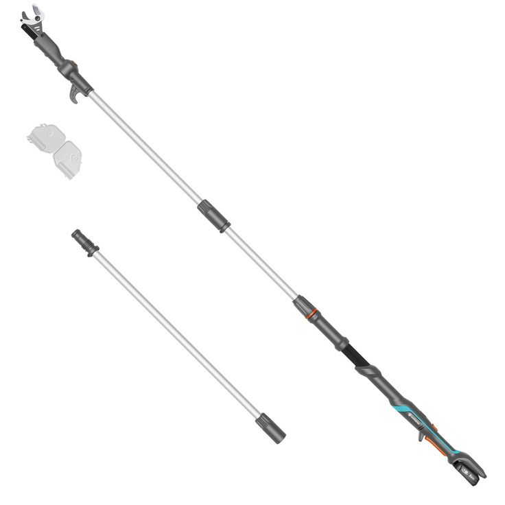 Akkuoksaleikkuri Gardena HighCut 360/18V P4A, 18V, 2.0Ah akulla, teleskooppivarrella