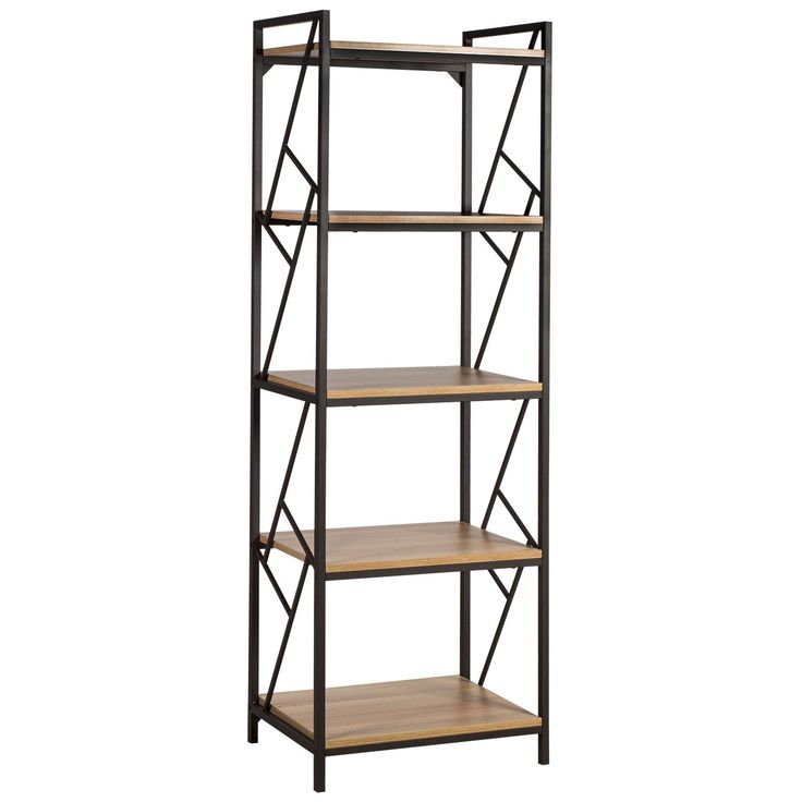 Hylly Home4You Study 60x40x180cm, tammi 