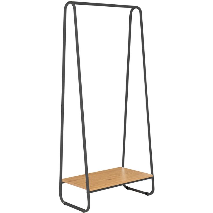 Clothes hanger HEDVIG 60x40xH150cm, ash/black