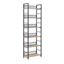 Hylly Home4You Hector 60x28x187cm, saarni/musta
