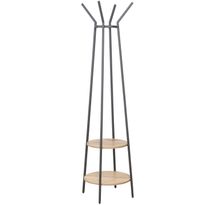 Vaateteline Home4You HANNES 48x48xK170 cm, rustiikkinen melamiini, ruskea