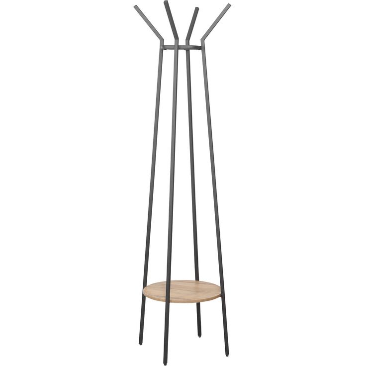 Clothes rack HANNES 48x48xH170cm, rustic melamine